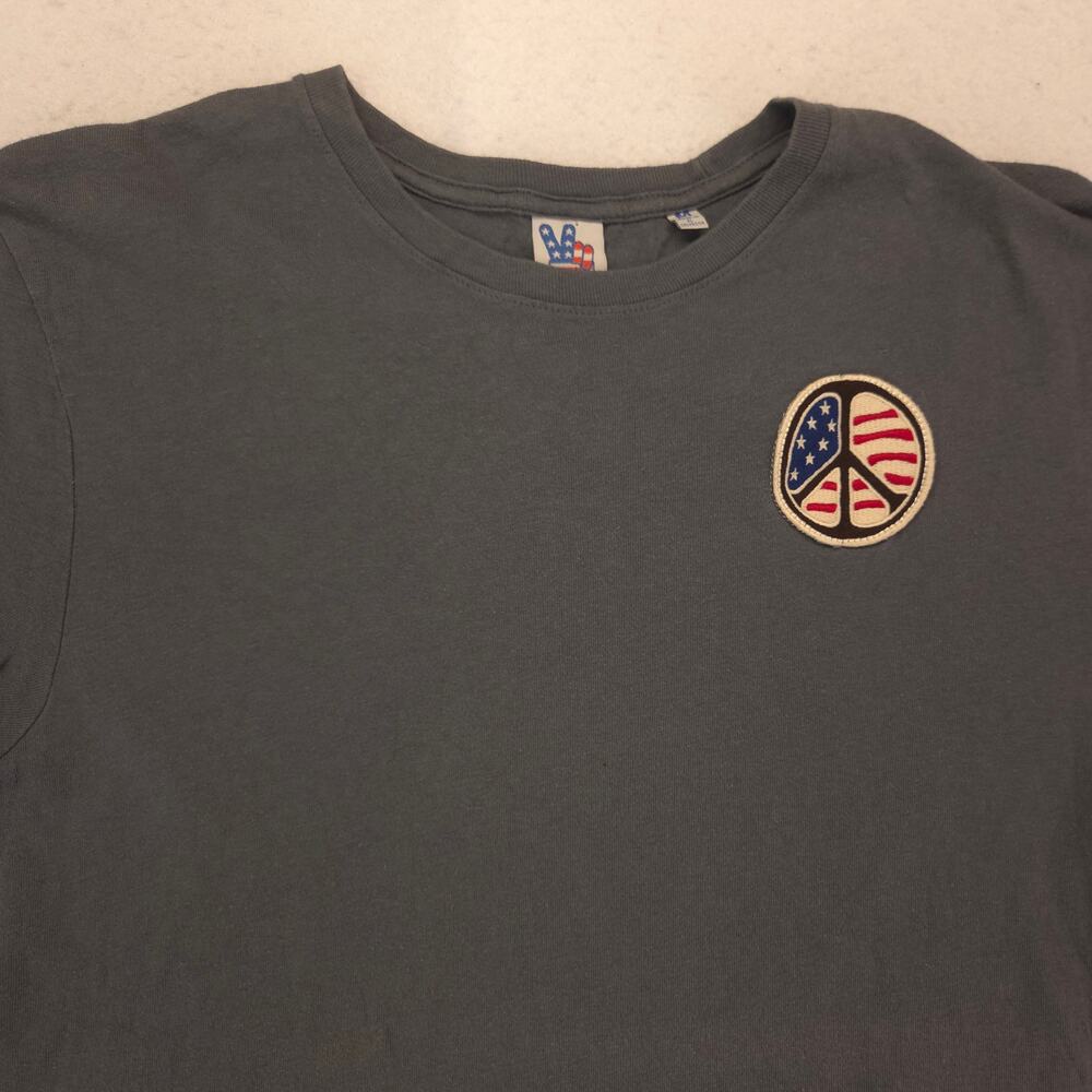 Junk Food Clothing Short Sleeve Crew Neck T Shirt Mens Size Medium M Gray